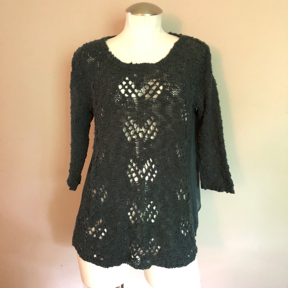 Anthropologie Knitted and Knotted Nubby Sweater - Picture 5 of 6